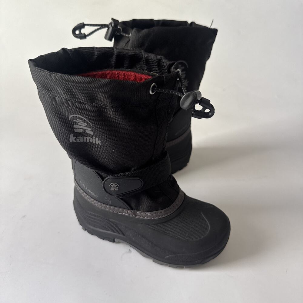 Kamik Waterbug Unisex Kids Toddler Size 11 Snow Waterproof Boots Black